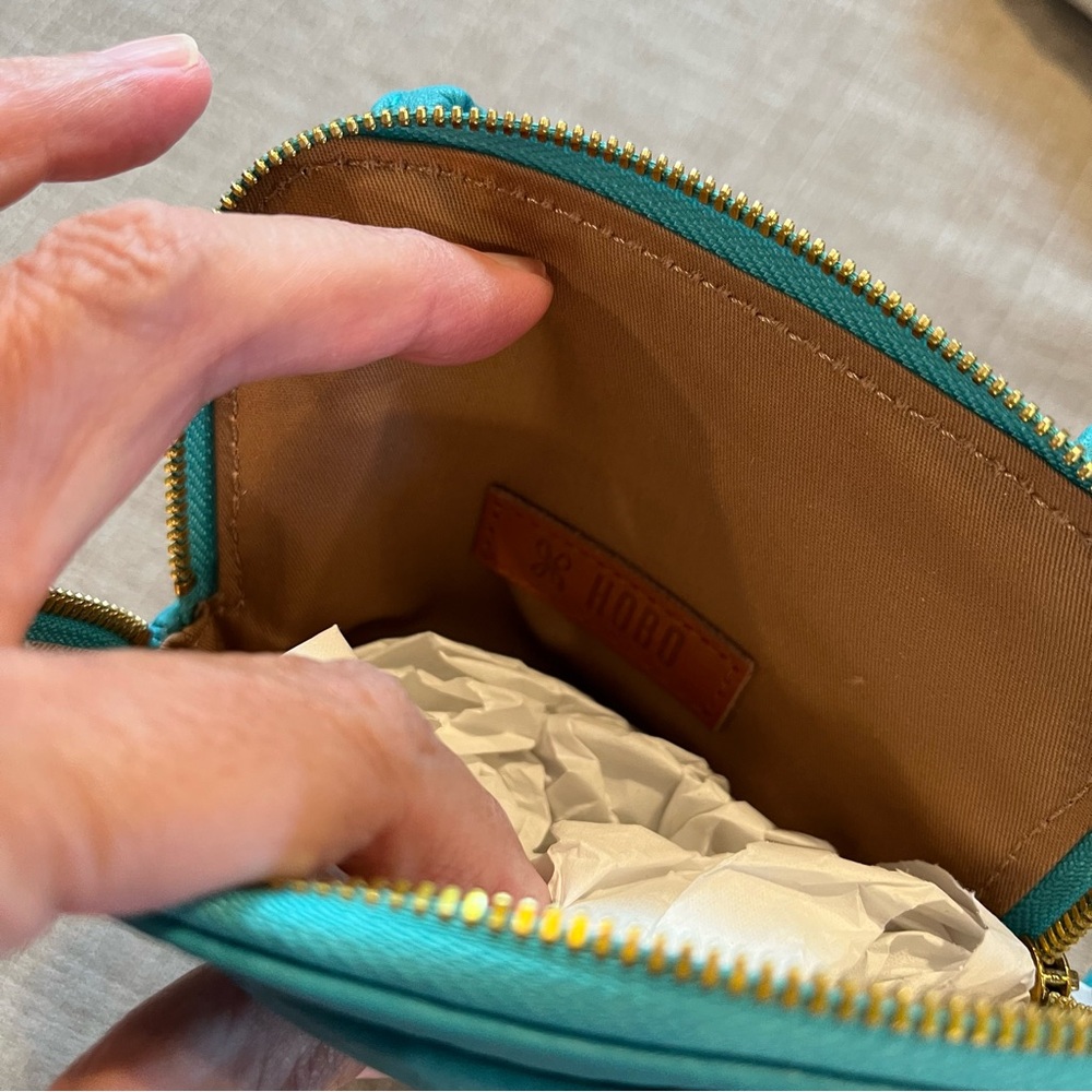 HOBO Nila Turquoise Cellphone Crossbody Bag - Picture 8 of 9